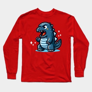 Cute Godzilla Long Sleeve T-Shirt